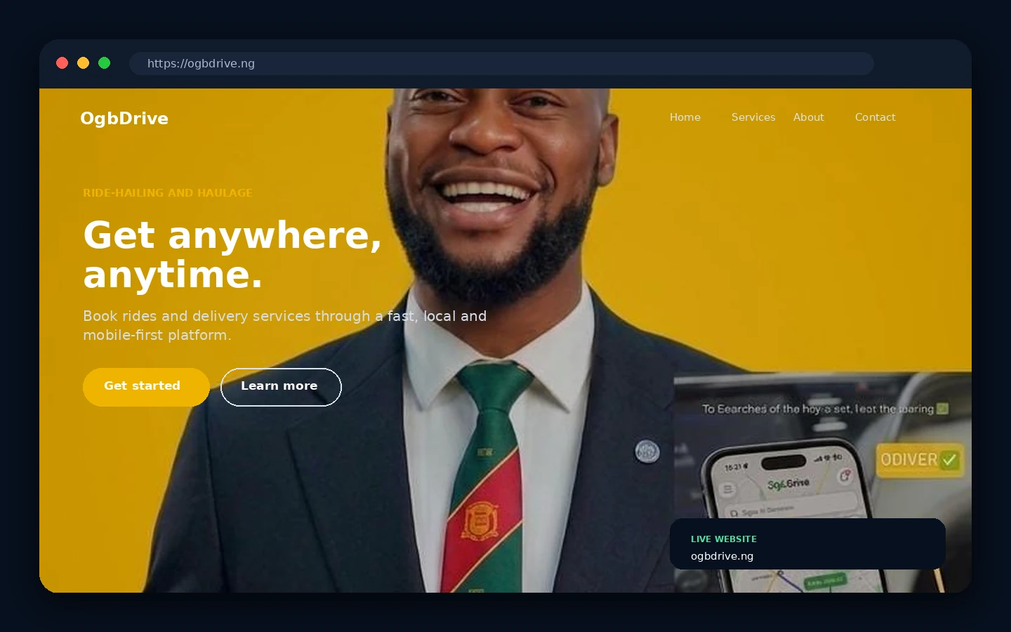 OgbDrive interface preview